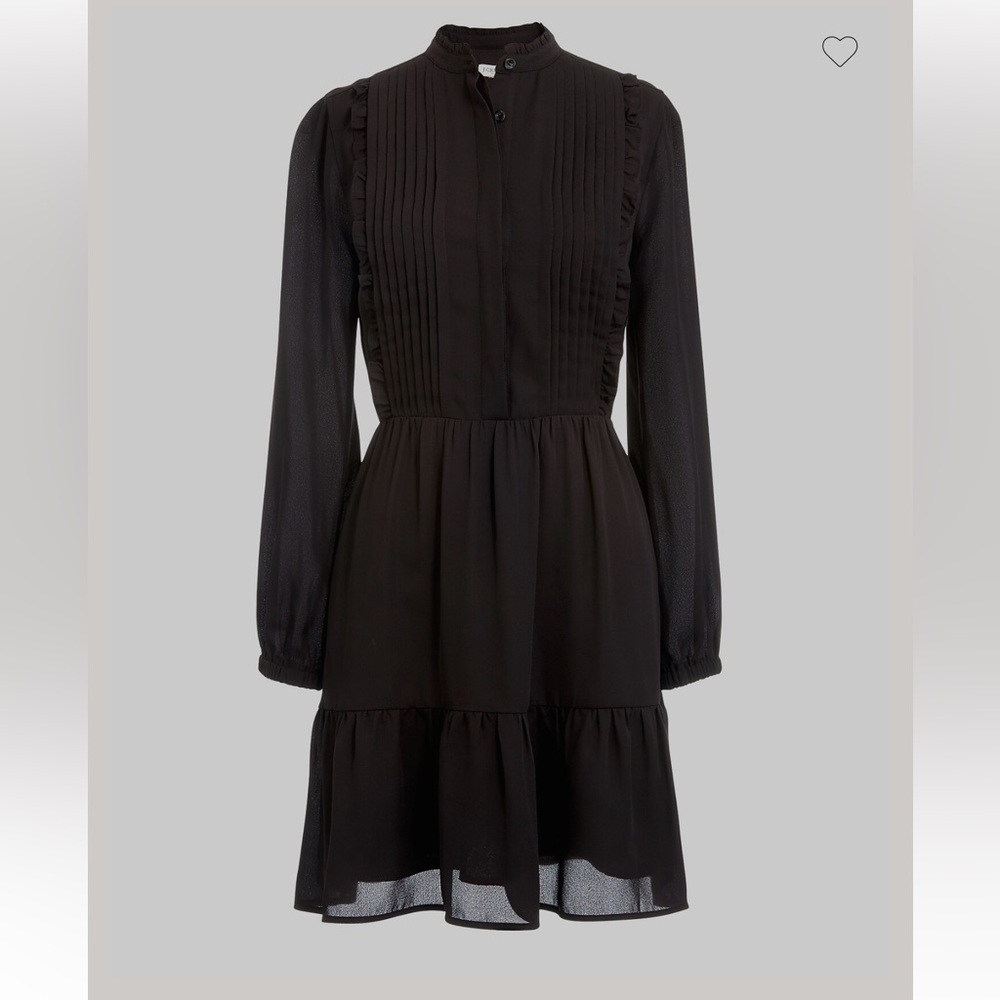 J. Crew Mercantile Ruffle Pintuck Dress